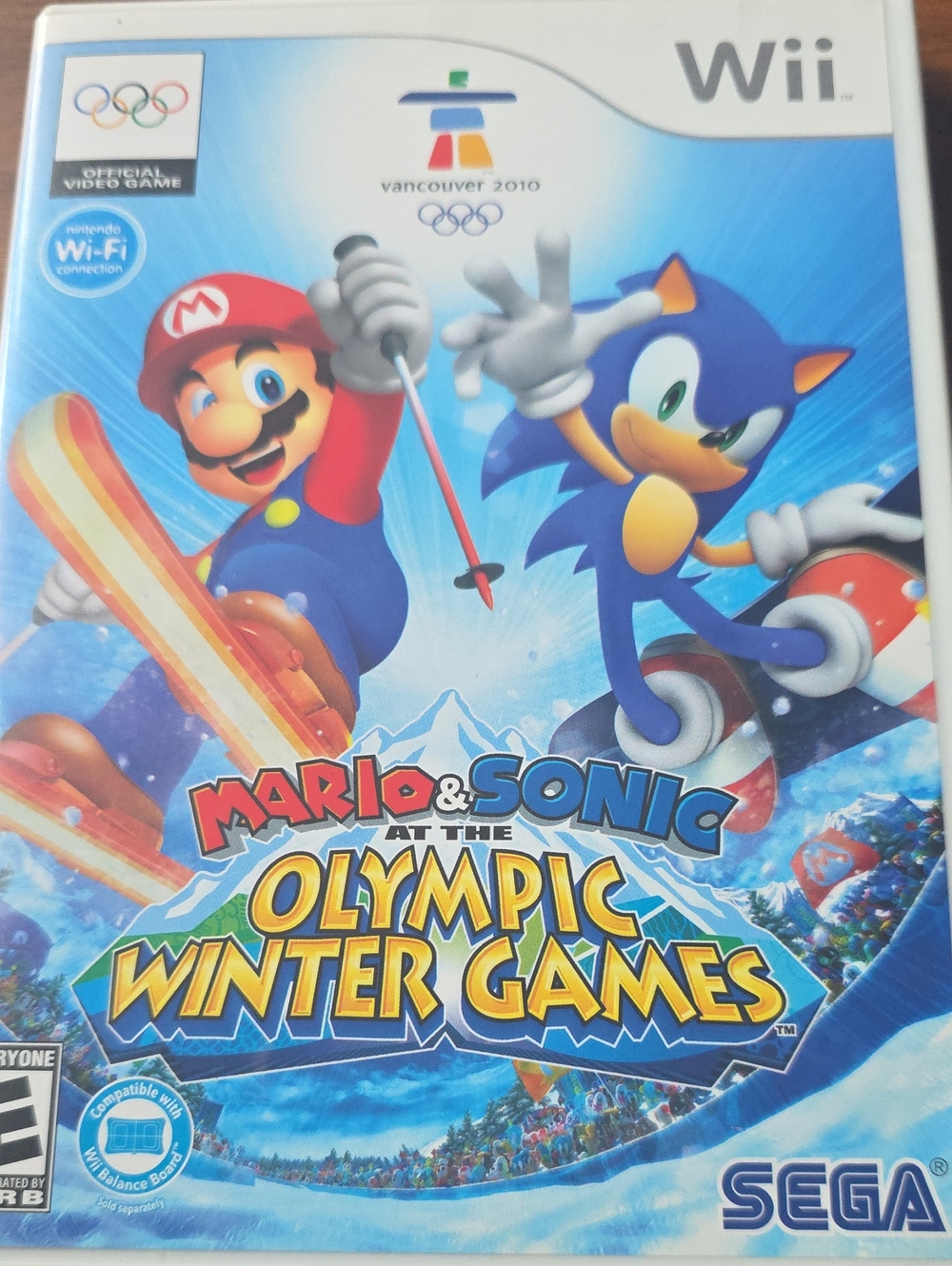 Nintendo Wii Mario & Sonic at the Olympic Winter Games - Blue